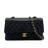 CHANEL VINTAGE CLASSIC FLAP MEDIUM CHAIN SHOULDER BAG BLACK CAVIAR SKIN 90275890 - PURPOSE
