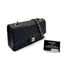 CHANEL VINTAGE CLASSIC FLAP MEDIUM CHAIN SHOULDER BAG BLACK CAVIAR SKIN 90275890 - PURPOSE