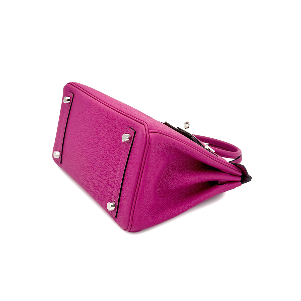 HERMES BIRKIN 25 ROSE PURPLE TOGO HAND BAG C SHW 90275896