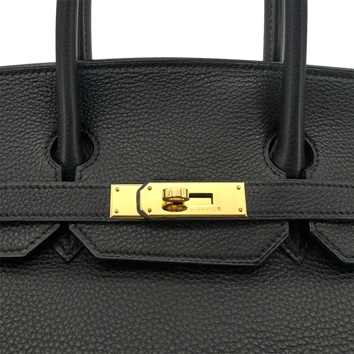HERMES BIRKIN 35 BLACK TOGO HAND BAG □C GHW 90275915