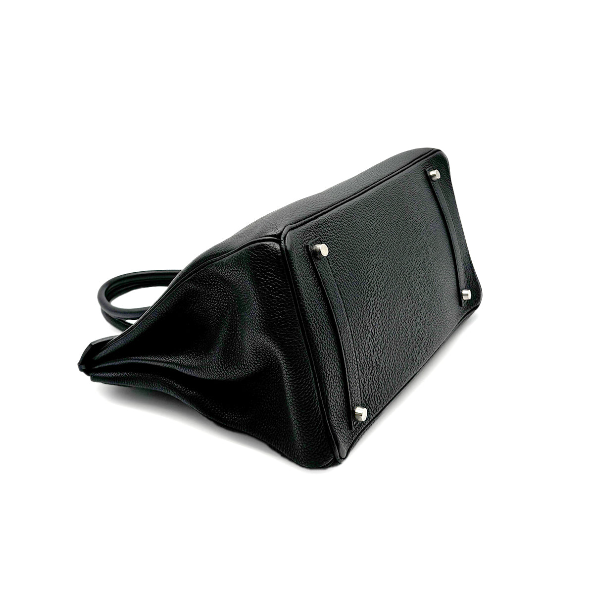 HERMES BIRKIN 35 BLACK TOGO HAND BAG □H SHW 90275918