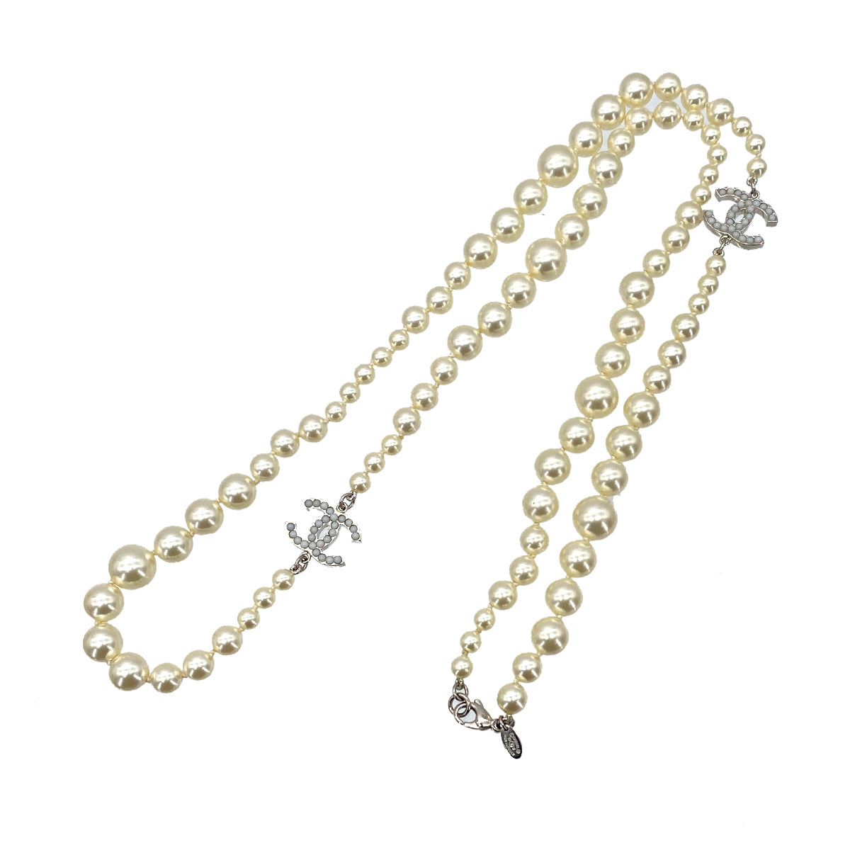 CHANEL NECKLACE COCOMARK FAUX PEARL ACCESSORY 10V 90275924