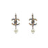 CHANEL EARRINGS COCOMARK FAUX PEARL COLOR STONE SWING 17S 90275925 - PURPOSE