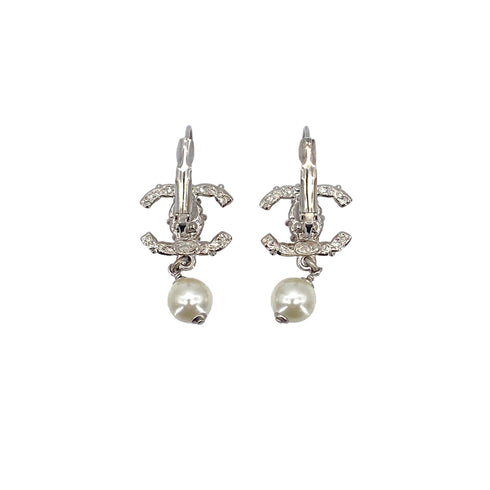 CHANEL EARRINGS COCOMARK FAUX PEARL COLOR STONE SWING 17S 90275925 - PURPOSE