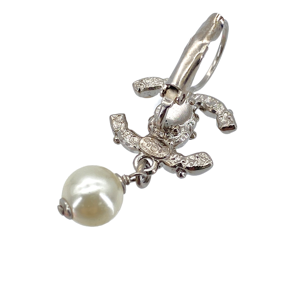 CHANEL EARRINGS COCOMARK FAUX PEARL COLOR STONE SWING 17S 90275925