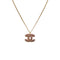 CHANEL NECKLACE COCOMARK RHINESTONE PINK ACCESSORY 02P 90275929 - PURPOSE