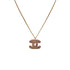 CHANEL NECKLACE COCOMARK RHINESTONE PINK ACCESSORY 02P 90275929 - PURPOSE