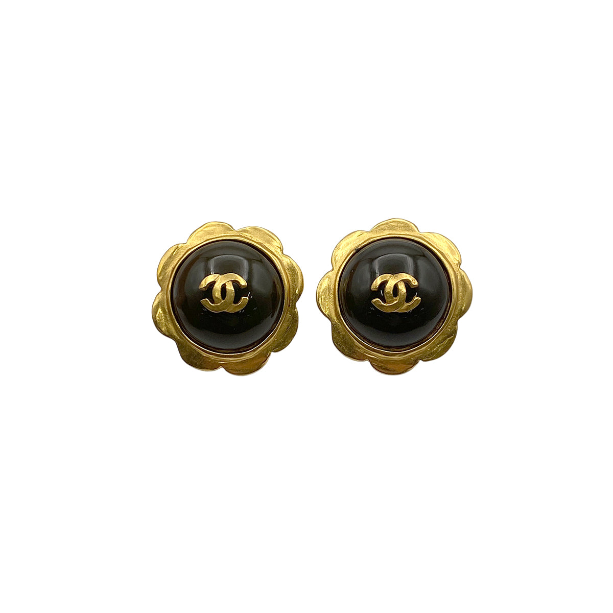 CHANEL VINTAGE EARRINGS COCOMARK ACCESSORY 97P 90275932