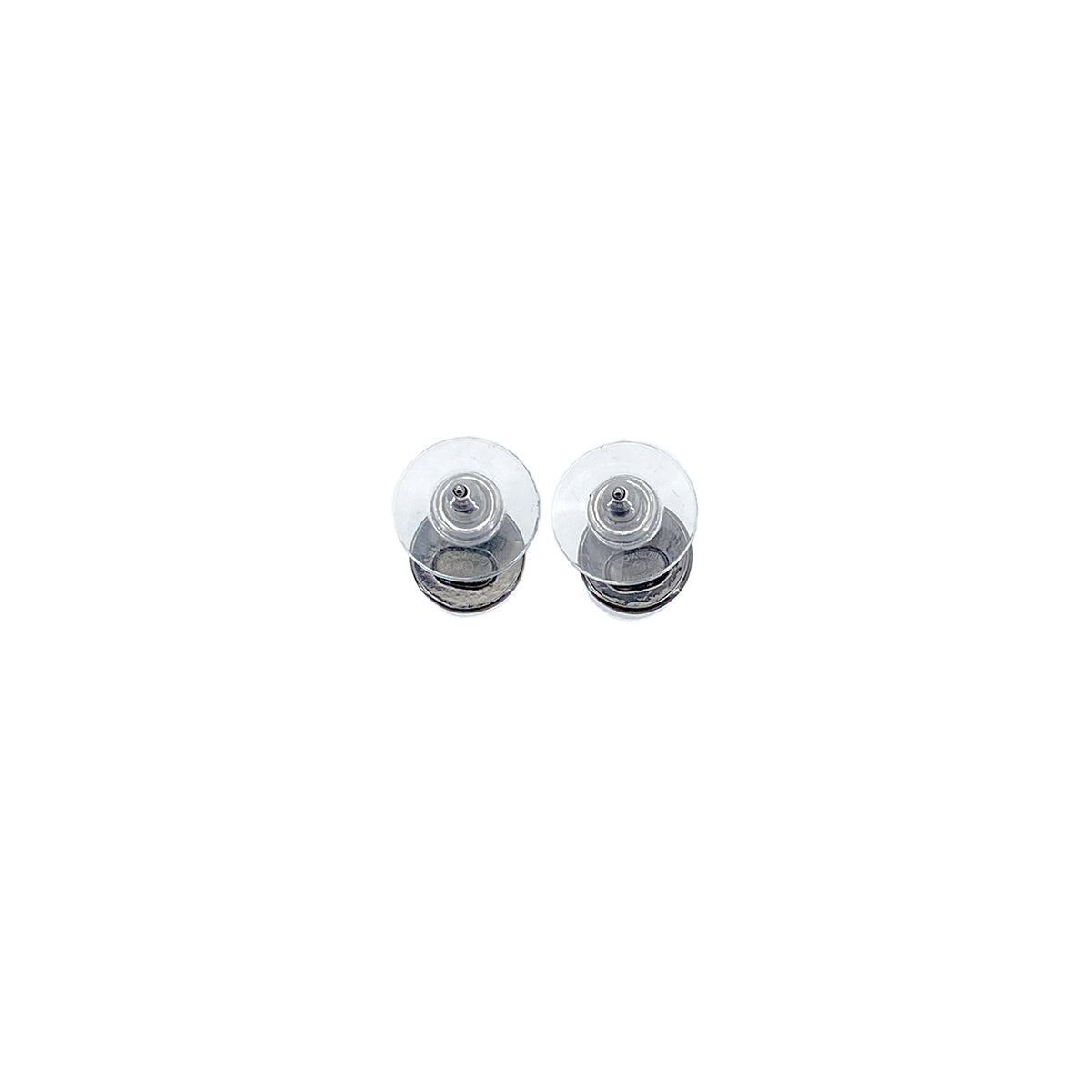 CHANEL EARRINGS COCOMARK COLOR STONE GUNMETAL A16B 90275935