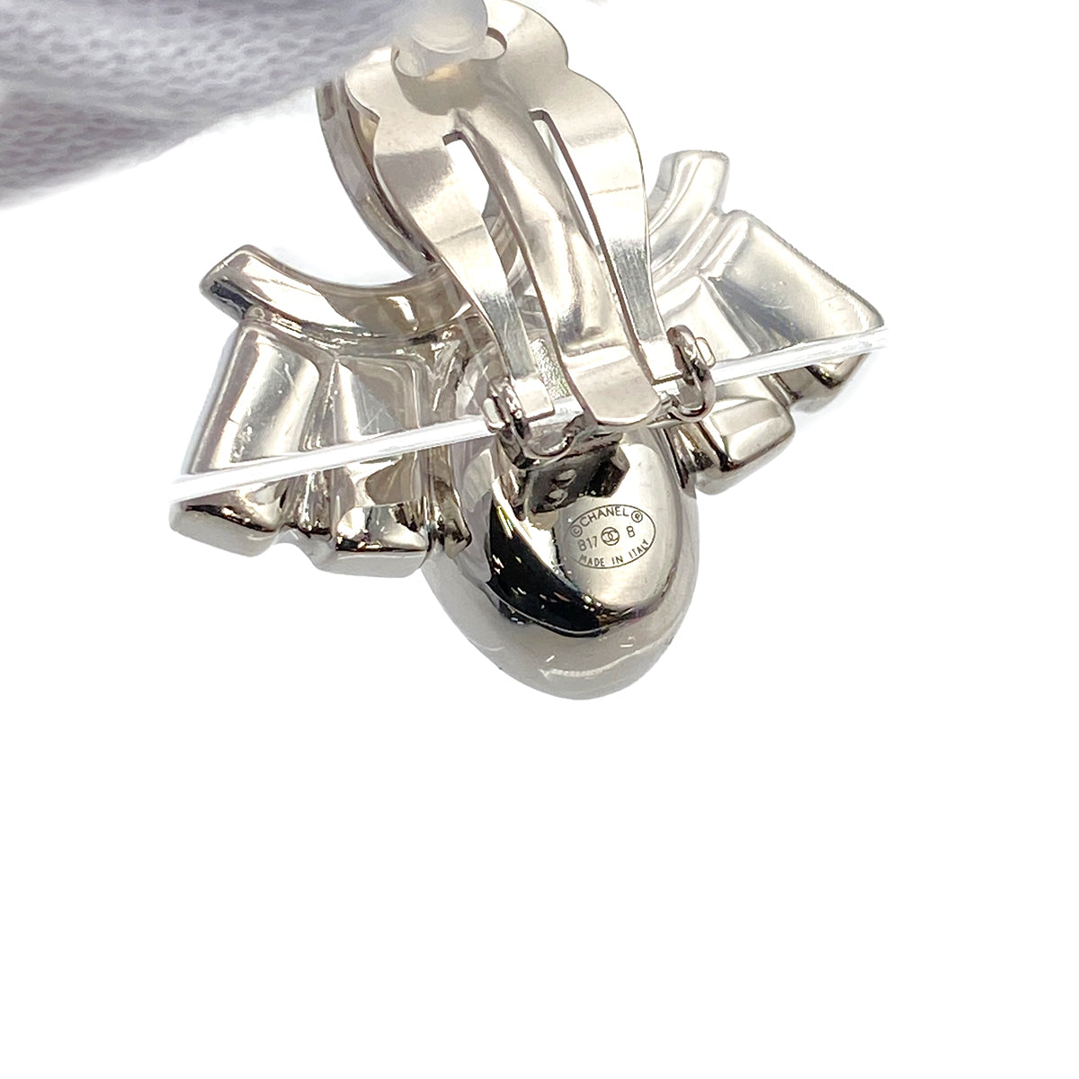 CHANEL EARRINGS COCOMARK RHINESTONE ACCESSORY B17B 90275938