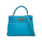 HERMES KELLY 28 RETOURNE TURQUOISE TOGO HAND SHOULDER BAG □R GHW 90275976 - PURPOSE