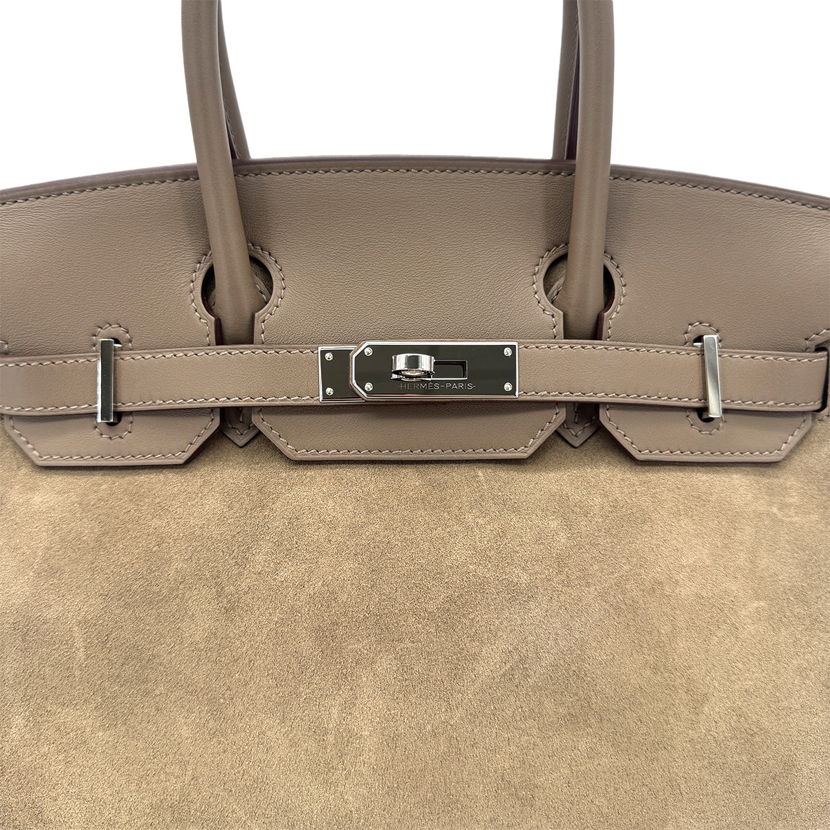 HERMES BIRKIN 30 ETOUPE GRIS CAILLOU GRIZZLY VEAU SWIFT HAND BAG Z SHW 90275977