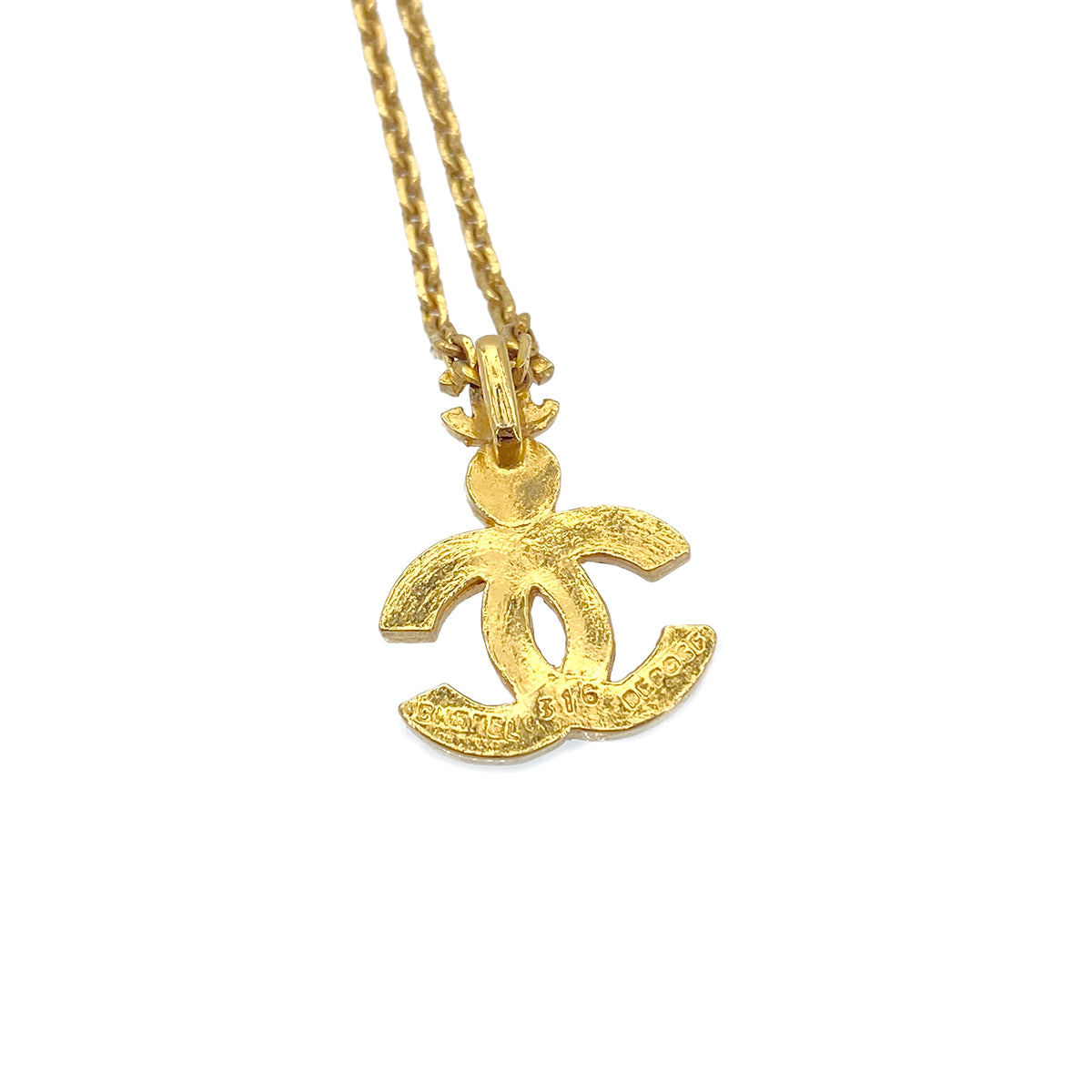 CHANEL VINTAGE NECKLACE COCOMARK COLOR STONE ACCESSORY 90276332