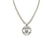 CHANEL VINTAGE NECKLACE COCOMARK TURN LOCK SILVER ACCESSORY 90276357 - PURPOSE