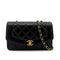 CHANEL VINTAGE DIANA SMALL CHAIN SHOULDER BAG BLACK LAMB SKIN 90276363 - PURPOSE