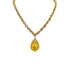 CHANEL VINTAGE NECKLACE COCOMARK TEARD DROP ACCESSORY 90276371 - PURPOSE