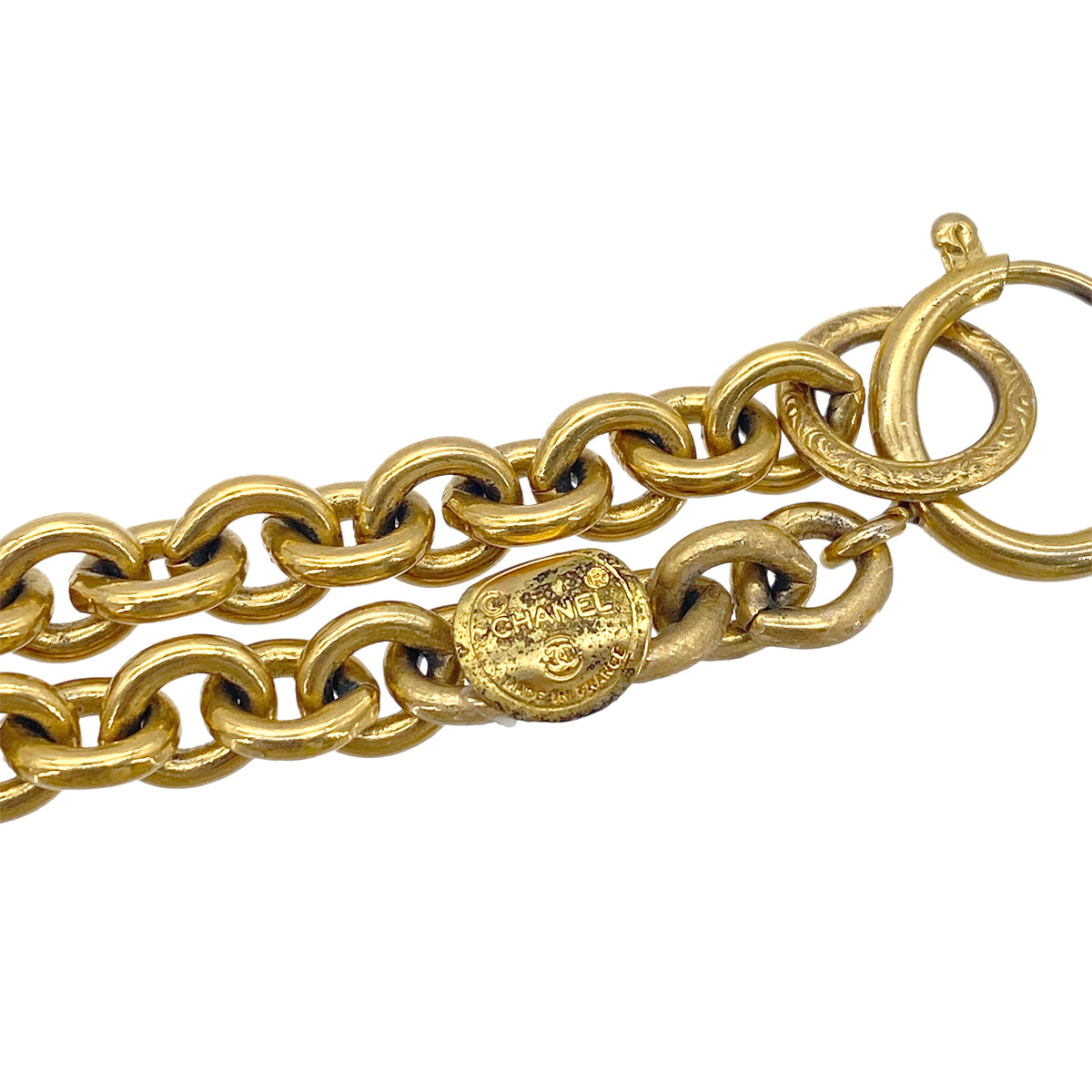 CHANEL VINTAGE NECKLACE COCOMARK TEARD DROP ACCESSORY 90276371