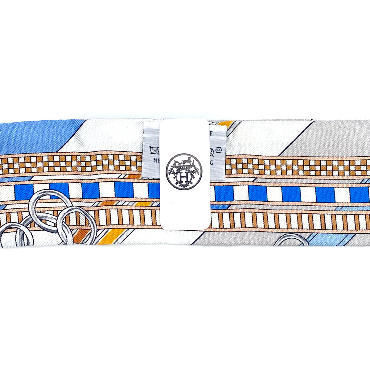 HERMES TWILLY BRIDES ET GRIS GRIS SCARF MULTICOLOR 90276373