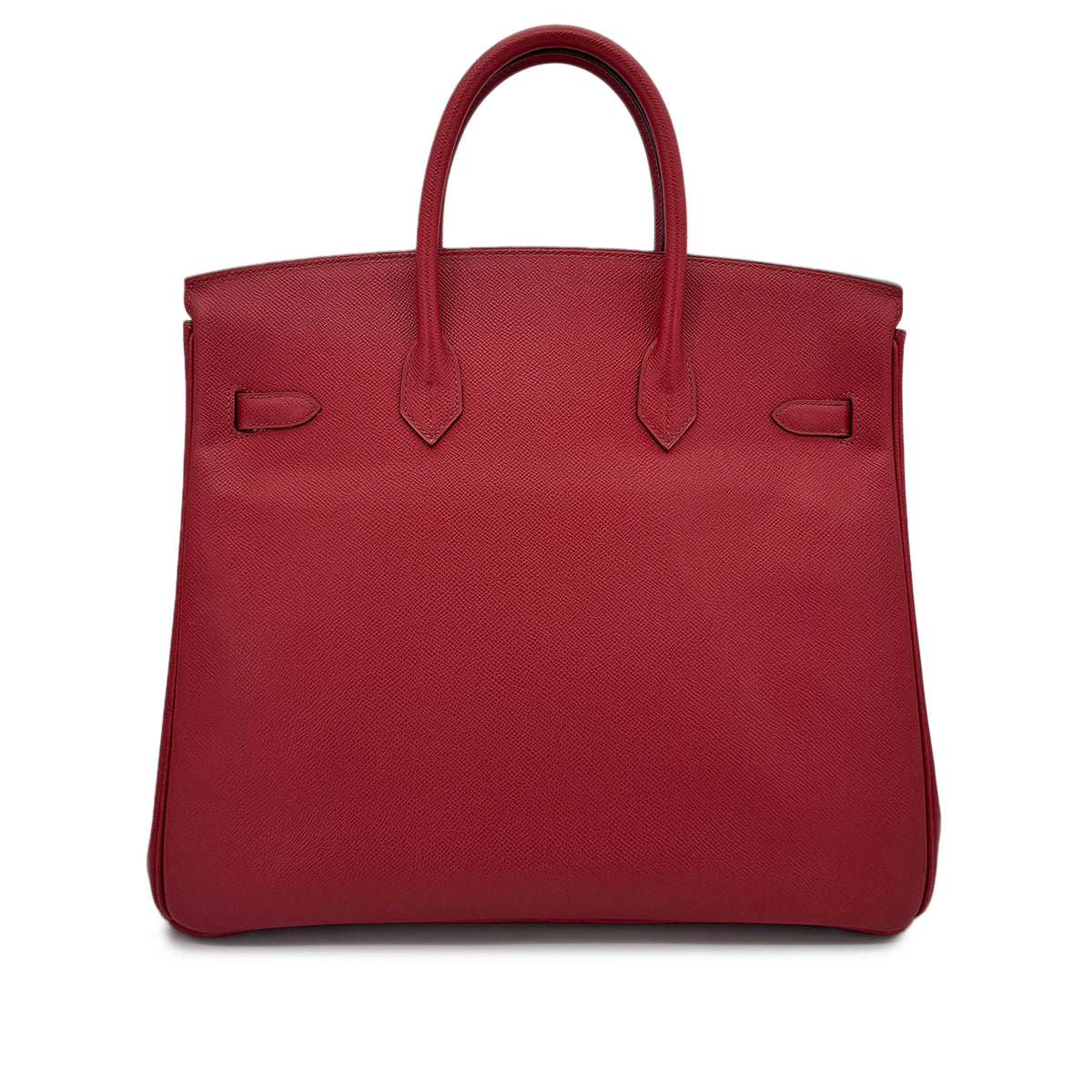HERMES HAUT A COURROIES 36 ROUGE VIF EPSOM HAND BAG □K SHW 90276386