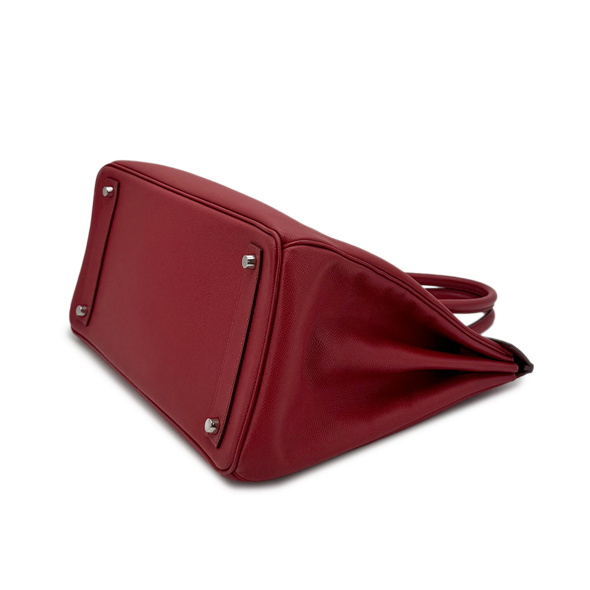 HERMES HAUT A COURROIES 36 ROUGE VIF EPSOM HAND BAG □K SHW 90276386