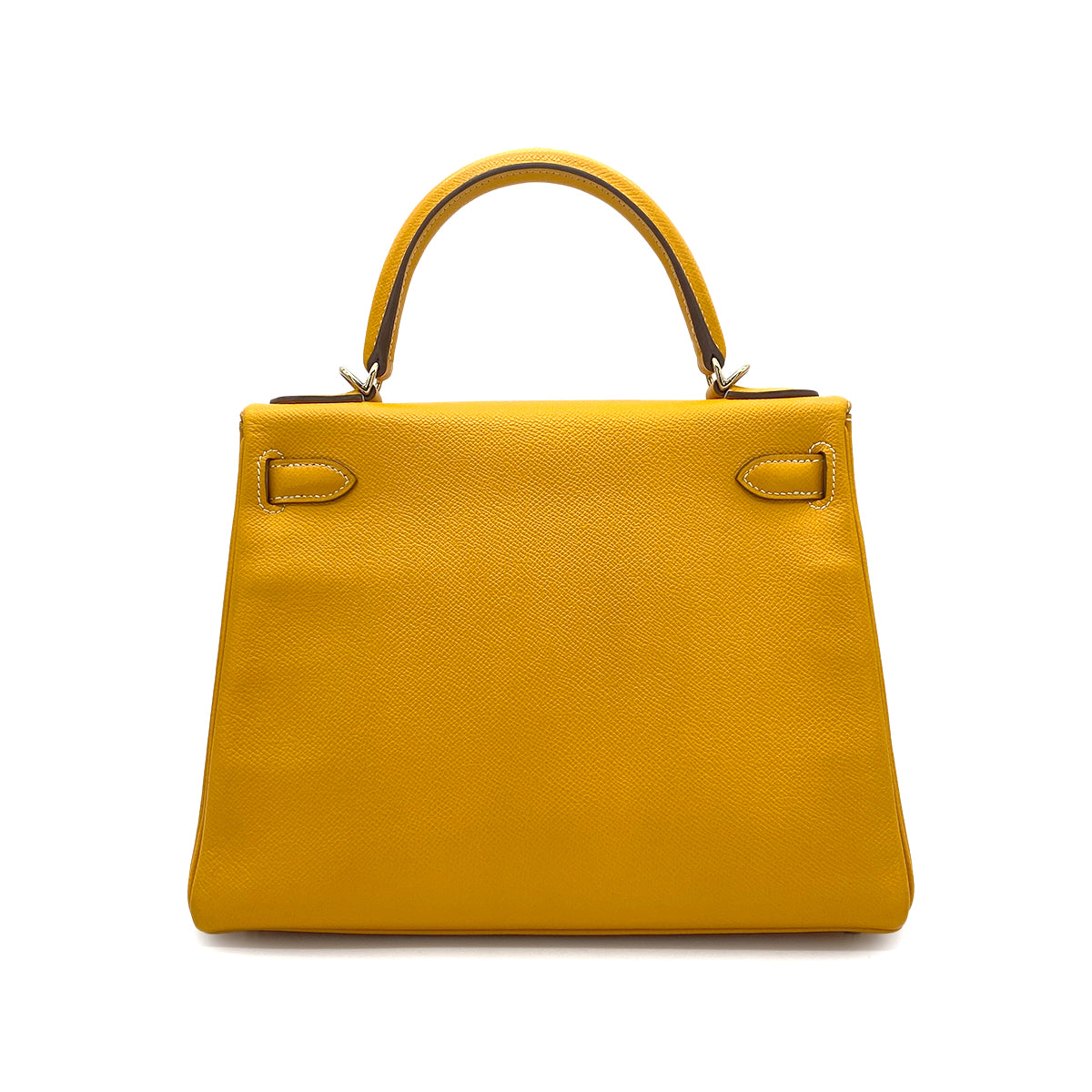 HERMES CANDY KELLY 28 JAUNE D'OR MANGUE EPSOM HAND SHOULDER BAG □P 90276388