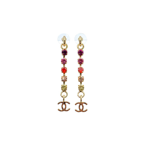 CHANEL EARRINGS COCOMARK GRADIENT COLOR STONE ACCESSORY B24C 90276396 - PURPOSE
