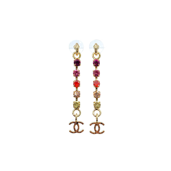 CHANEL EARRINGS COCOMARK GRADIENT COLOR STONE ACCESSORY B24C 90276396 - PURPOSE