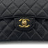 CHANEL VINTAGE CLASSIC FLAP SMALL CHAIN SHOULDER BAG BLACK CAVIAR SKIN 90276399 - PURPOSE