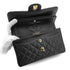 CHANEL VINTAGE CLASSIC FLAP SMALL CHAIN SHOULDER BAG BLACK CAVIAR SKIN 90276399 - PURPOSE