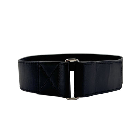 CHANEL BELT LEATHER COCOMARK BLACK ACCESSORY 17K 90276616