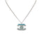 CHANEL NECKLACE COCOMARK BLUE ACCESSORY 05C 90276628 - PURPOSE