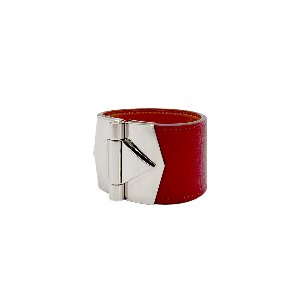 HERMES BANGLE ROUGE LEATHER ACCESSORY □N 90276641