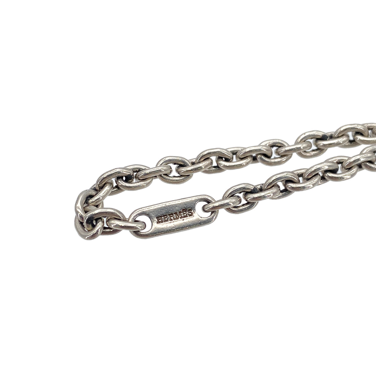 HERMES BAG CHARM DIAMOND SILVER ACCESSORY 90276694