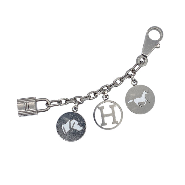 HERMES BAG CHARM AMULET 4 SILVER ACCESSORY 90276709 - PURPOSE