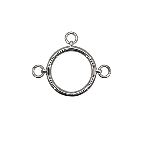 HERMES MEGA LOOP SCARF RING SILVER ACCESSORY 90276716 - PURPOSE