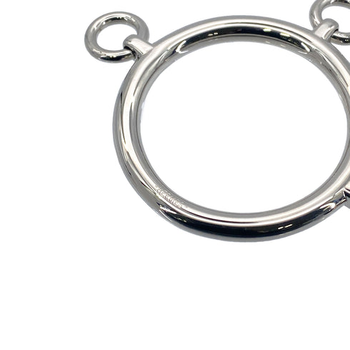 HERMES MEGA LOOP SCARF RING SILVER ACCESSORY 90276716 - PURPOSE