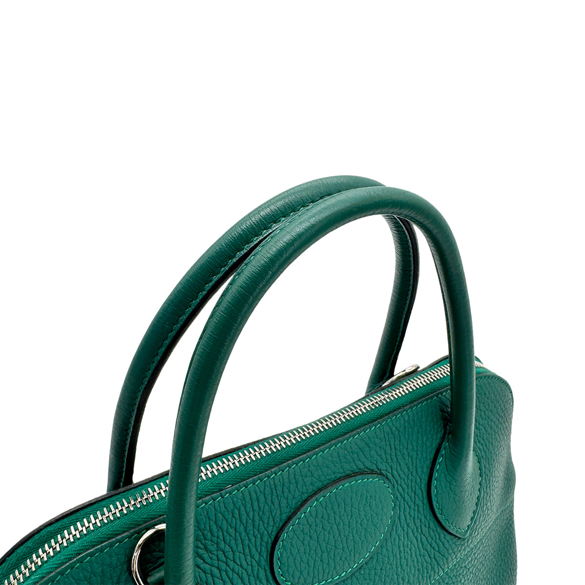 HERMES BOLIDE 31 MALACHITE TAURILLON CLEMENCE HAND SHOULDER BAG □R 90276759