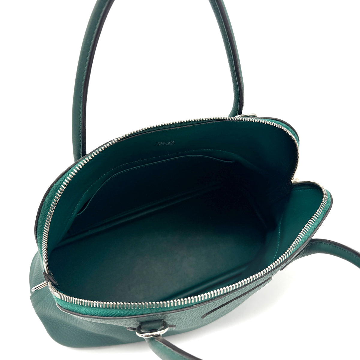 HERMES BOLIDE 31 MALACHITE TAURILLON CLEMENCE HAND SHOULDER BAG □R 90276759