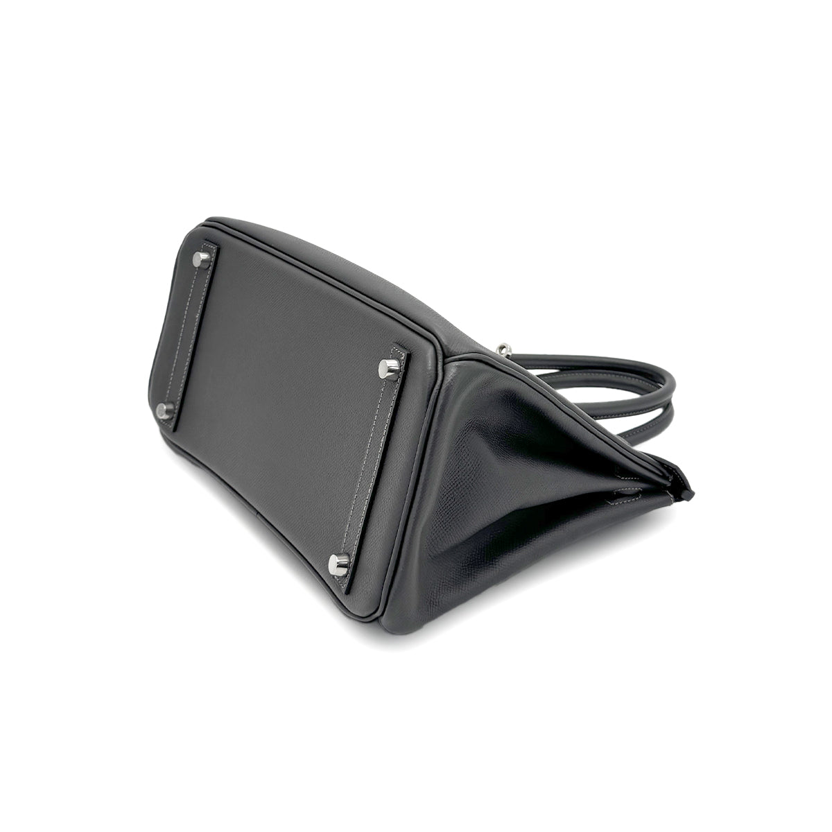 HERMES BIRKIN 30 GRAPHITE EPSOM HAND BAG □K SHW 90276763