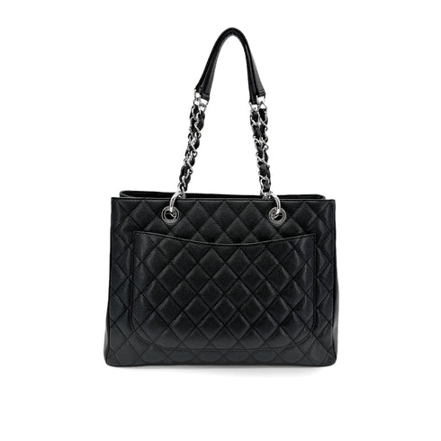 CHANEL GST TOTE BAG BLACK CAVIAR SKIN 90276768 - PURPOSE