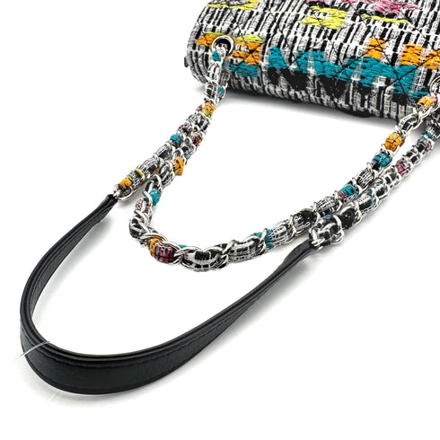 CHANEL MATELASSE CHAIN SHOULDER BAG MULTICOLOR TWEED 90276770 - PURPOSE