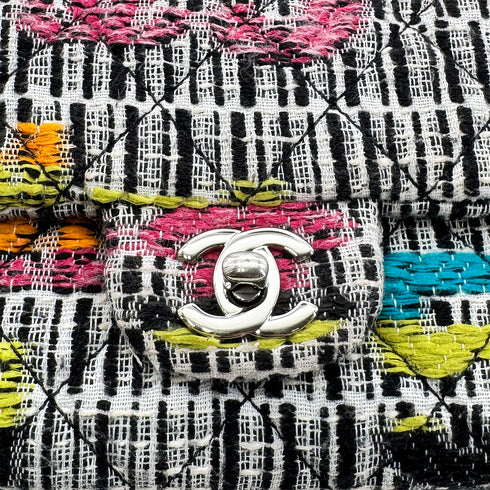 CHANEL MATELASSE CHAIN SHOULDER BAG MULTICOLOR TWEED 90276770 - PURPOSE