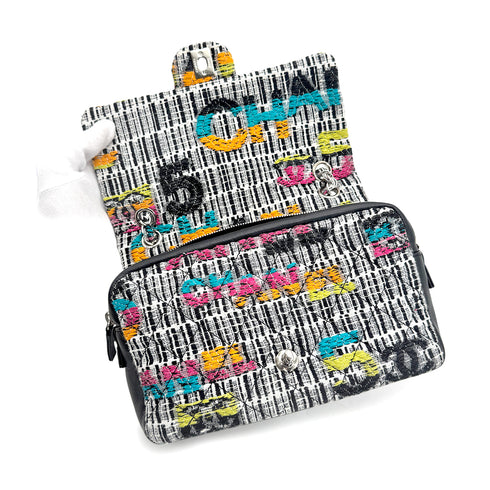 CHANEL MATELASSE CHAIN SHOULDER BAG MULTICOLOR TWEED 90276770 - PURPOSE