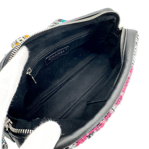 CHANEL MATELASSE CHAIN SHOULDER BAG MULTICOLOR TWEED 90276770 - PURPOSE