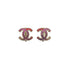 CHANEL EARRINGS COCOMARK COLOR STONE PINK RED ACCESSORY A17B 90276784 - PURPOSE
