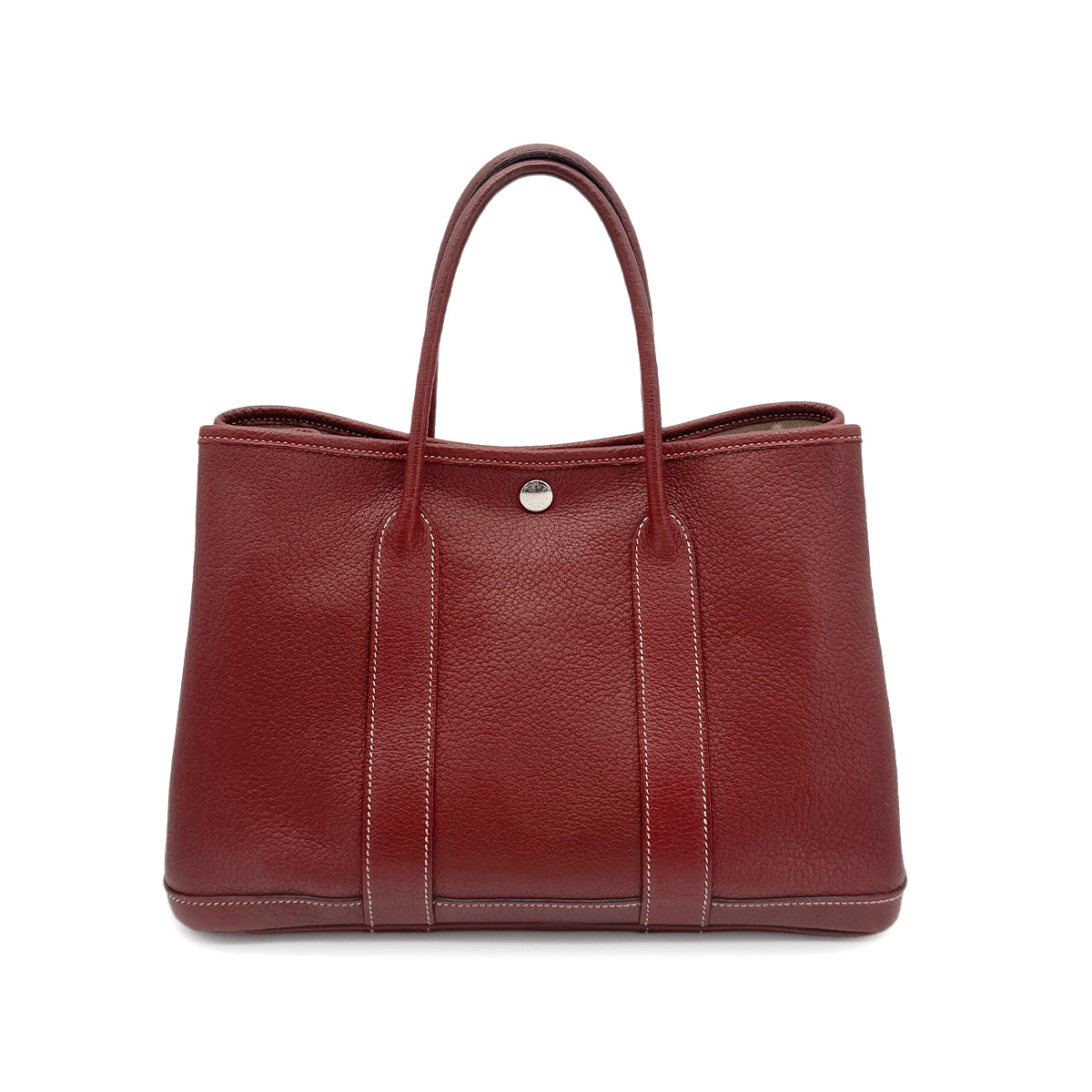 HERMES GARDEN PARTY TPM ROUDGE H VEAU NEGONDA TOTE BAG □L 90276875