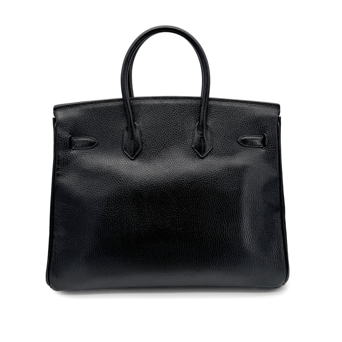 HERMES BIRKIN 35 BLACK ARDENNES HAND BAG 〇Z GHW 90276884
