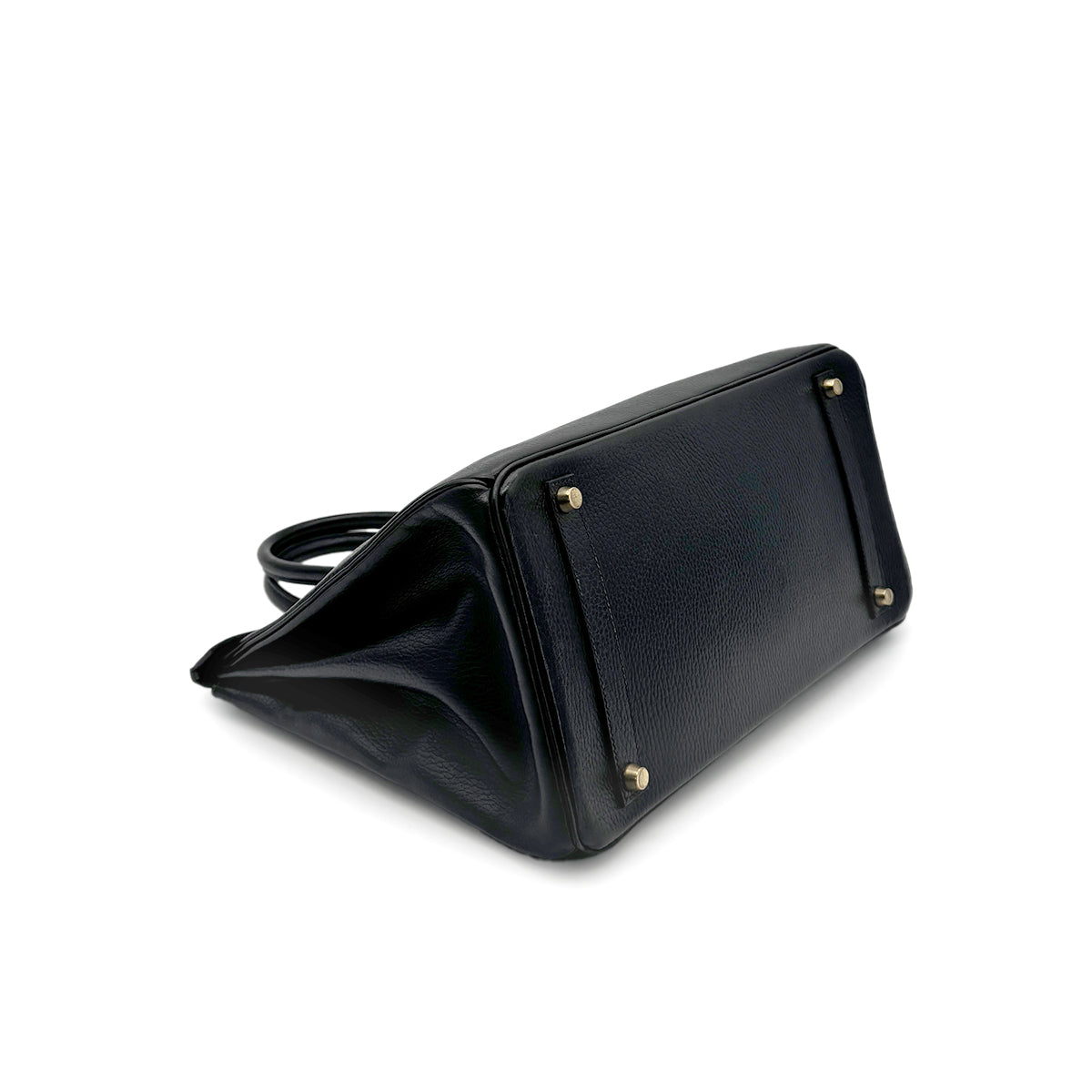 HERMES BIRKIN 35 BLACK ARDENNES HAND BAG 〇Z GHW 90276884