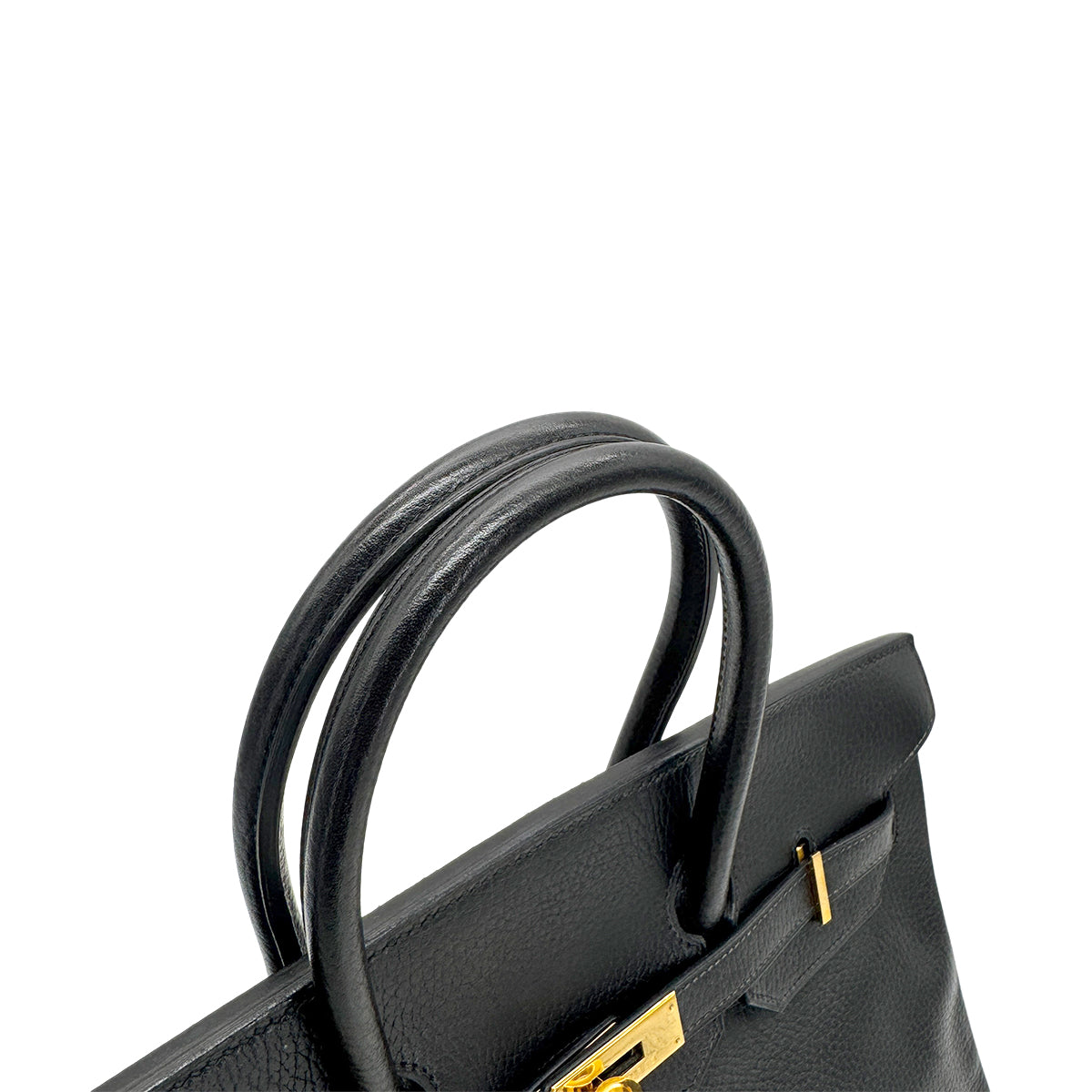 HERMES BIRKIN 35 BLACK ARDENNES HAND BAG 〇Z GHW 90276884