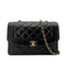 CHANEL VINTAGE MATELASSE CHAIN SHOULDER BAG BLACK LAMB SKIN 90277069 - PURPOSE